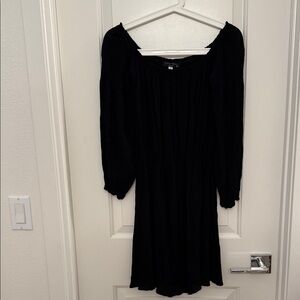 Final Touch Black Long Sleeve Dress